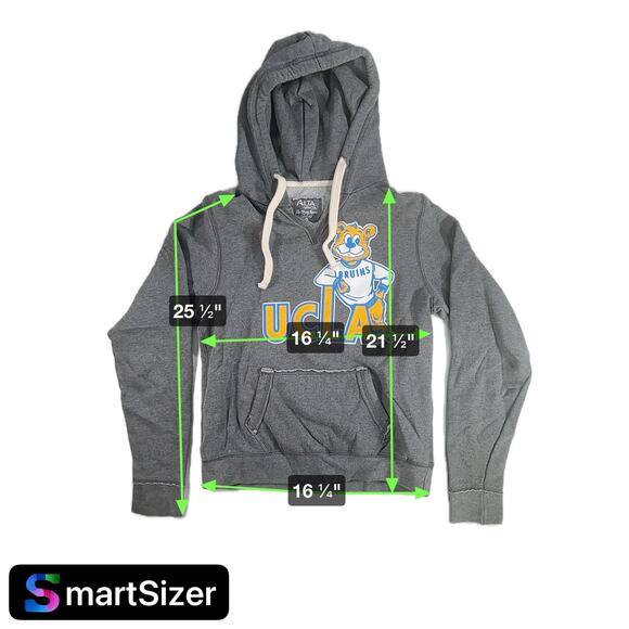 UCLA Bruins Women's Small Retro Bear Standing Graphic Logo Pullover Sweatshirt - Picture 8 of 8